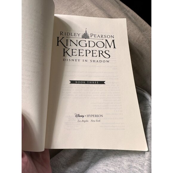 Hyperion Kingdom Keepers Ridley Pearson Books 3-4 Disney in Shadow Power Play - Picture 7 of 10